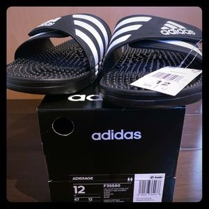 Adidas Adissage Mens sport sandal size 12